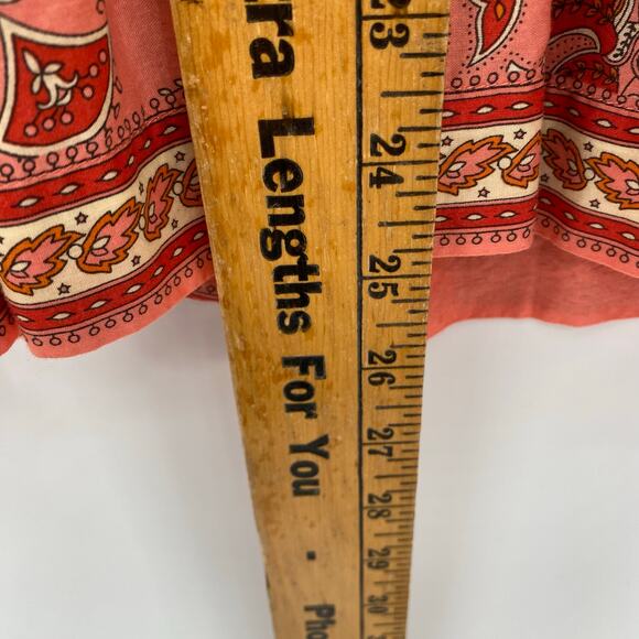 Talbots Blouse Women’s Large Floral Paisley Pin Tuck Pleats Classic Business - Picture 5 of 7